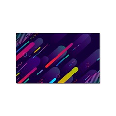 Colorful-abstract-background Sticker Rectangular (100 Pack) by Wegoenart