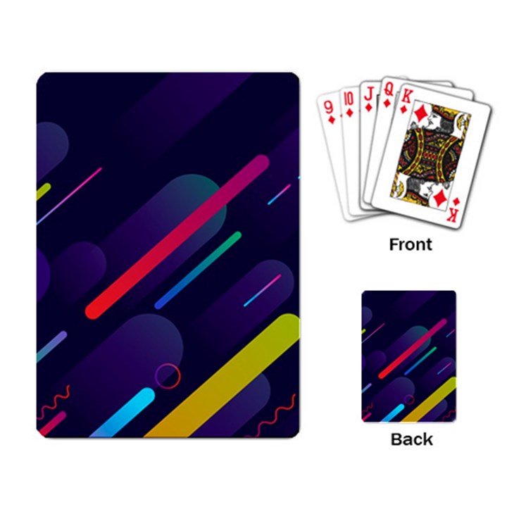 Colorful-abstract-background Playing Cards Single Design (Rectangle)