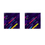 Colorful-abstract-background Cufflinks (Square) Front(Pair)