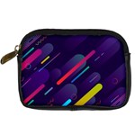 Colorful-abstract-background Digital Camera Leather Case Front