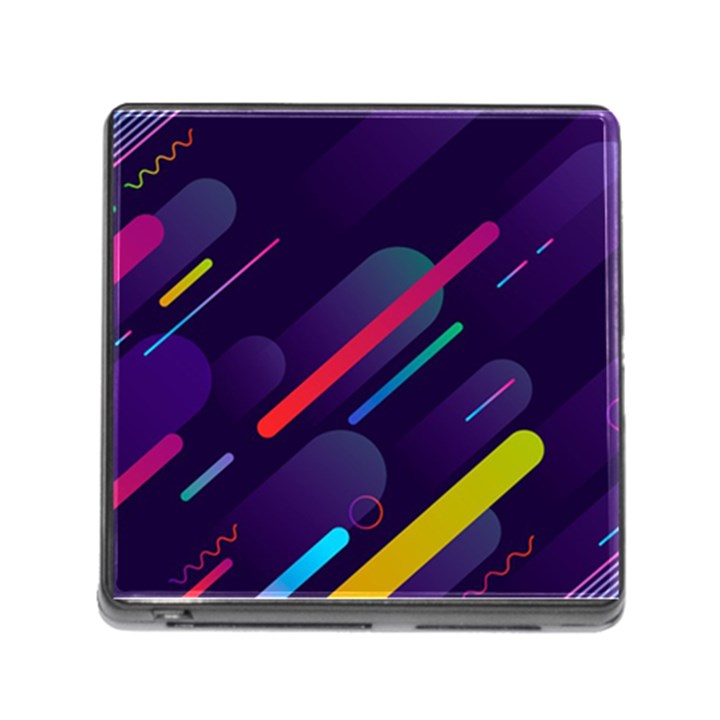 Colorful-abstract-background Memory Card Reader (Square 5 Slot)