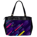 Colorful-abstract-background Oversize Office Handbag (2 Sides) Back