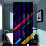 Colorful-abstract-background Shower Curtain 36  x 72  (Stall)  Curtain(36 X72 ) - 33.26 x66.24  Curtain(36 X72 )