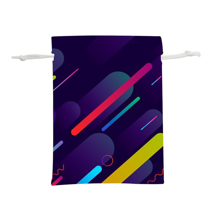 Colorful-abstract-background Lightweight Drawstring Pouch (L)