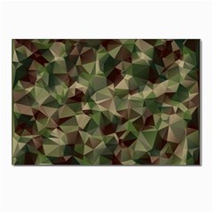 Abstract-vector-military-camouflage-background Postcards 5  X 7  (pkg Of 10) by Wegoenart