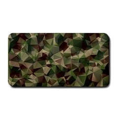 Abstract-vector-military-camouflage-background Medium Bar Mat by Wegoenart