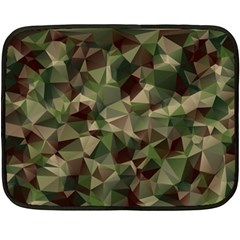 Abstract-vector-military-camouflage-background Fleece Blanket (mini) by Wegoenart