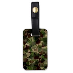 Abstract-vector-military-camouflage-background Luggage Tag (one Side) by Wegoenart