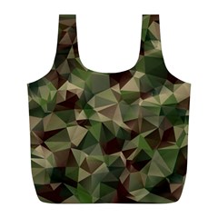 Abstract-vector-military-camouflage-background Full Print Recycle Bag (l)