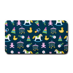 Cute Babies Toys Seamless Pattern Medium Bar Mat by Wegoenart