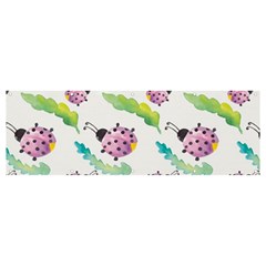 Watercolor-pattern-with-lady-bug Banner And Sign 12  X 4  by Wegoenart