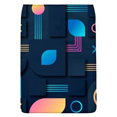 Gradient Geometric Shapes Dark Background Removable Flap Cover (s) by Wegoenart