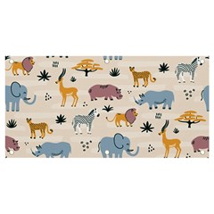 Wild-animals-seamless-pattern Banner And Sign 4  X 2 