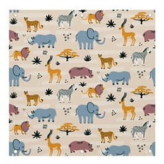 Wild-animals-seamless-pattern Banner And Sign 4  X 4 