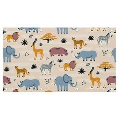 Wild-animals-seamless-pattern Banner And Sign 7  X 4 