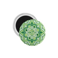 Floral-green-mandala-white 1 75  Magnets by Wegoenart