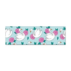 Classy Swan Pattern Sticker (bumper) by Wegoenart