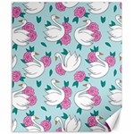 Classy swan pattern Canvas 20  x 24  19.57 x23.15  Canvas - 1