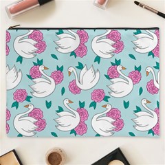 Classy Swan Pattern Cosmetic Bag (xxxl) by Wegoenart