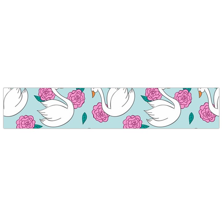 Classy swan pattern Large Flano Scarf 