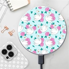 Classy Swan Pattern Wireless Charger by Wegoenart