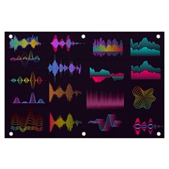 Colorful-sound-wave-set Banner And Sign 6  X 4 