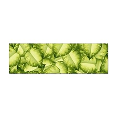 Seamless-pattern-with-green-leaves Sticker (bumper) by Wegoenart