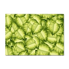 Seamless-pattern-with-green-leaves Sticker A4 (100 Pack)