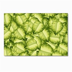 Seamless-pattern-with-green-leaves Postcard 4 x 6  (Pkg of 10)