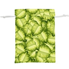 Seamless-pattern-with-green-leaves  Lightweight Drawstring Pouch (xl) by Wegoenart