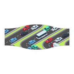 Urban Cars Seamless Texture Isometric Roads Car Traffic Seamless Pattern With Transport City Vector Stretchable Headband by Wegoenart