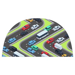 Urban Cars Seamless Texture Isometric Roads Car Traffic Seamless Pattern With Transport City Vector Anti Scalding Pot Cap by Wegoenart