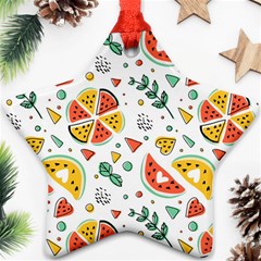 Seamless-hipster-pattern-with-watermelons-mint-geometric-figures Ornament (star)