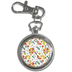 Seamless-hipster-pattern-with-watermelons-mint-geometric-figures Key Chain Watches by Wegoenart