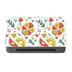 Seamless-hipster-pattern-with-watermelons-mint-geometric-figures Memory Card Reader With Cf by Wegoenart