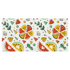 Seamless-hipster-pattern-with-watermelons-mint-geometric-figures Banner And Sign 6  X 3 