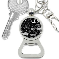 Vector-set-sketch-drawn-with-space Bottle Opener Key Chain by Wegoenart