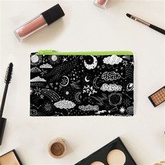 Vector-set-sketch-drawn-with-space Cosmetic Bag (xs) by Wegoenart