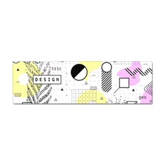 Graphic-design-geometric-background Sticker (bumper) by Wegoenart