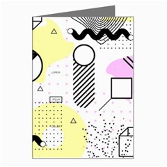 Graphic-design-geometric-background Greeting Card