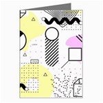 Graphic-design-geometric-background Greeting Card Left