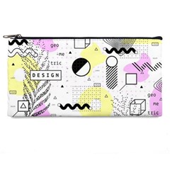 Graphic-design-geometric-background Pencil Case by Wegoenart