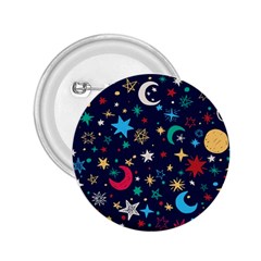 Colorful-background-moons-stars 2 25  Buttons by Wegoenart