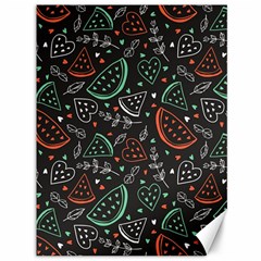 Seamless-vector-pattern-with-watermelons-mint -- Canvas 36  X 48  by Wegoenart