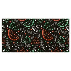 Seamless-vector-pattern-with-watermelons-mint -- Banner And Sign 4  X 2 