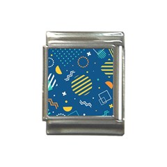 Flat-design-geometric-shapes-background Italian Charm (13mm)