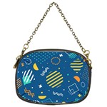 Flat-design-geometric-shapes-background Chain Purse (Two Sides) Front