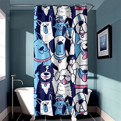 Dogs-seamless-pattern Shower Curtain 36  X 72  (stall)  by Wegoenart