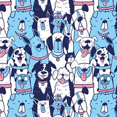 Dogs-seamless-pattern Play Mat (square)