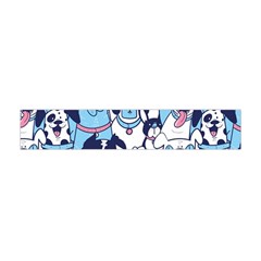 Dogs-seamless-pattern Flano Scarf (mini)